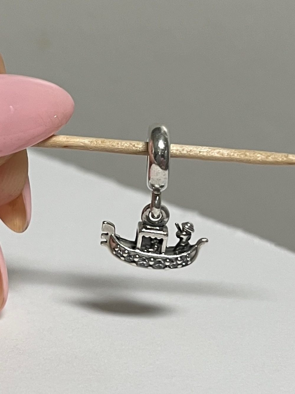 Pandora Silver Gondola Charm Pendant - Silver